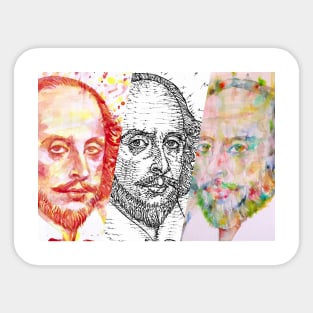 THREE TIMES WILLIAM SHAKESPEARE .2 Sticker